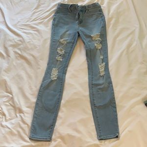 Pacsun Super Stretch Distressed Jegging